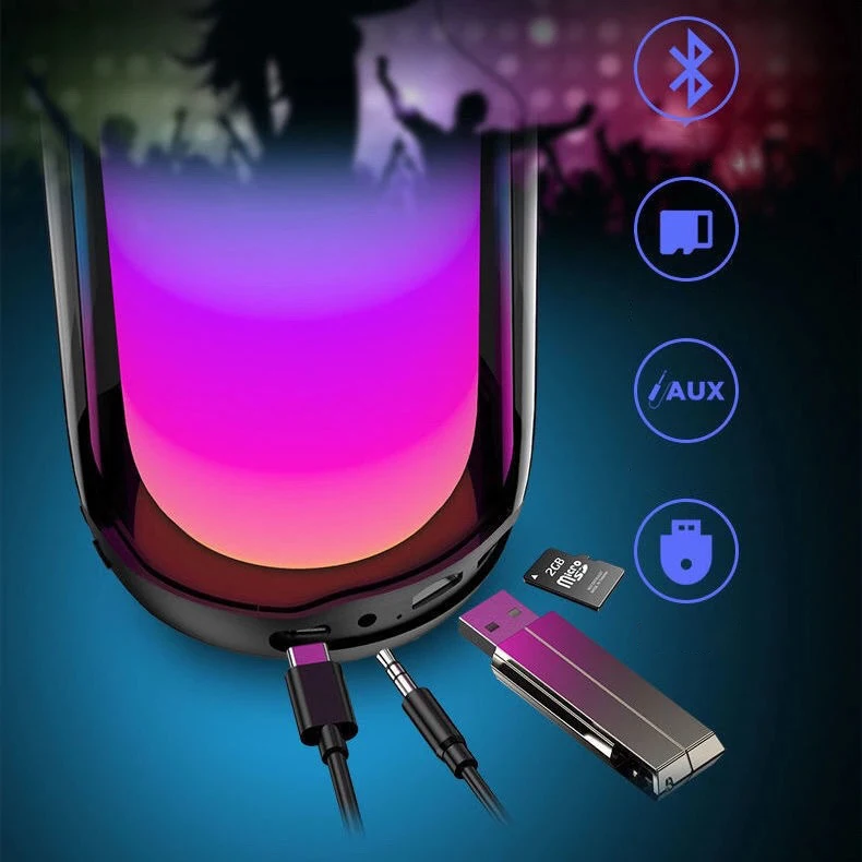 Беспроводная Bluetooth-Колонка HSYK Pulse 4 портативная Водонепроницаемая IPX7