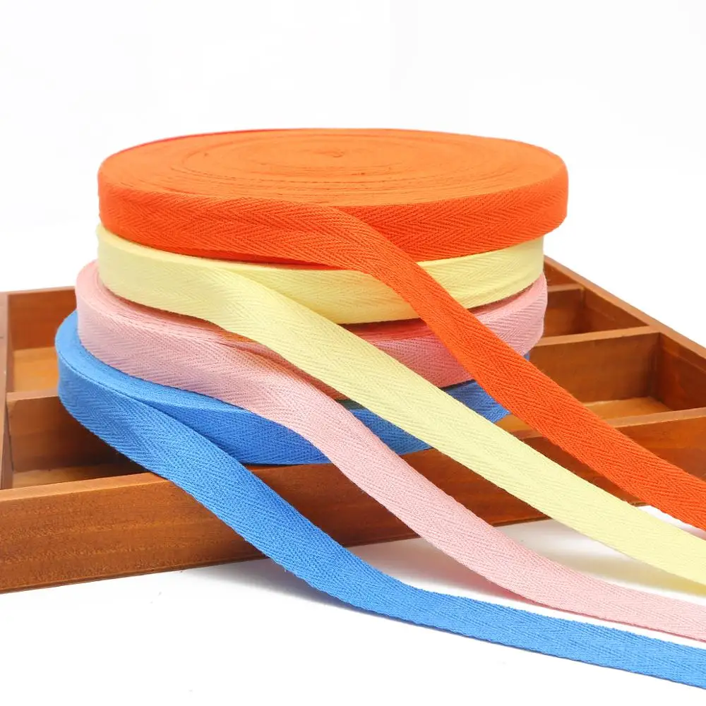 5 ярдов 2 см разноцветная лента в елочку хлопковые ленты 100% хлопковая тканая