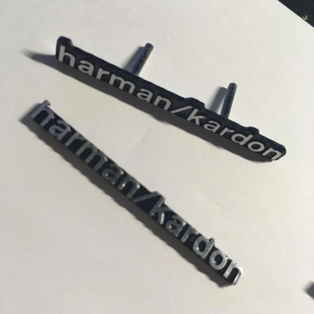 3D Алюминий harman/kardon логотип Hi-Fi автомобильный динамик аудио значок эмблема с 2