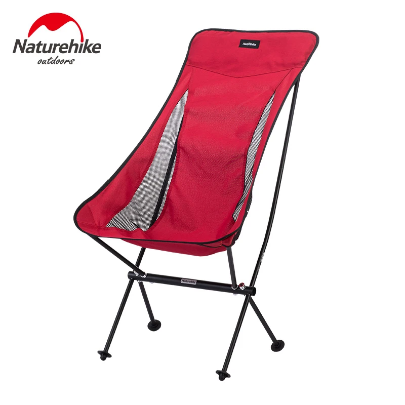 Red Naturehike легкий сверхмощный складной пляжный стул складывающийся стул для рыбалки и пикника портативный открытый складной стул для кемпинга - Цвет: Red