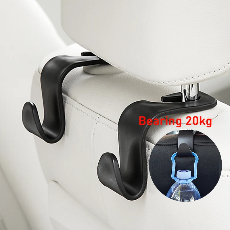 

1pcs Car Seat Back Hook Universal Portable Car Accessories Interior Hanger Holder Storage for Car Bag Purse Cloth Decoration