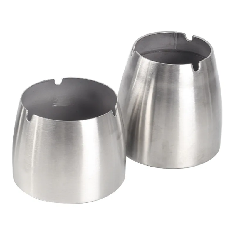 Большой контейнер из нержавеющей стали для хранения табака и пепельницы