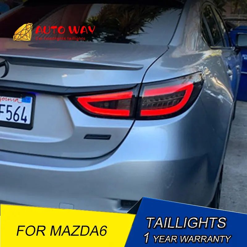 Задний фонарь Светодиодные задние фонари парковка Mazda6 Mazda 6 светодиодный чехол