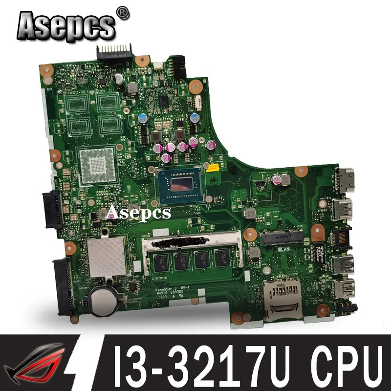Akemy для For Asus X450CC X450CA A450C X450C материнская плата с I3 3217U процессор 4 Гб