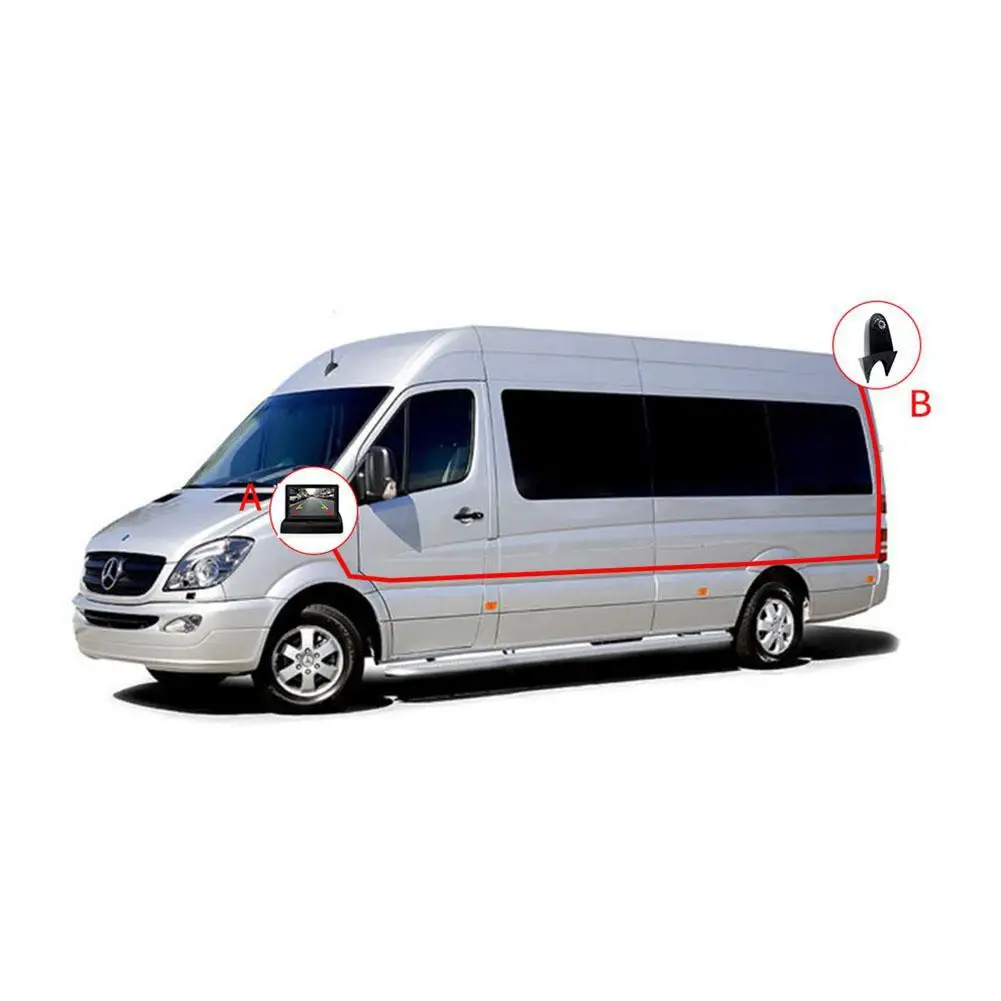 Автомобильная камера заднего вида для Mercedes Sprinter Vito транзита VW RV Crafter инфракрасная