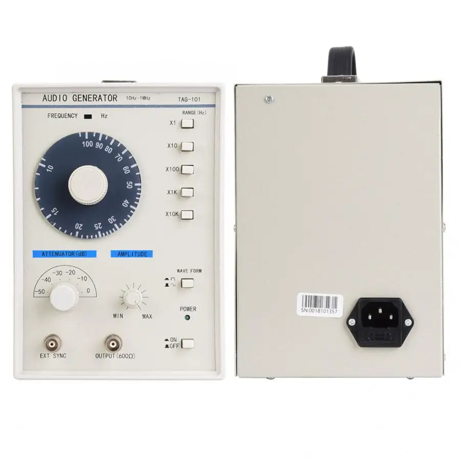TAG-101 звуковой генератор 10 Гц-1 МГц низкочастотных сигналов для обслуживания 220 В |