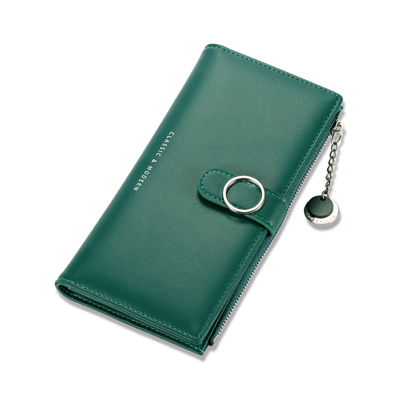 FOSIZZO Card Wallet For Travel Card Holder Wallet PU leather Wallet Organizer Planner With Zipper iPhone Case Cute Case #3026