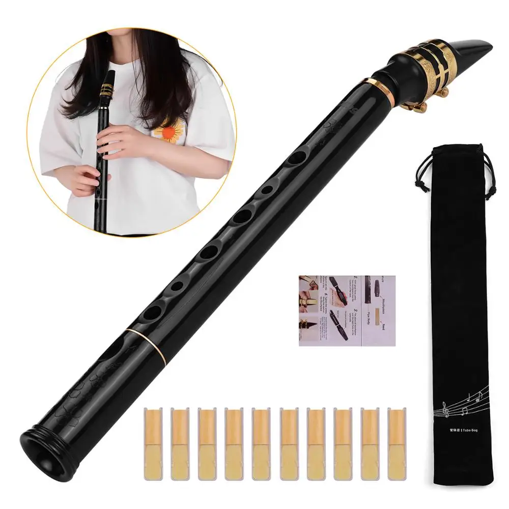 HiXing C Key Мини карманный саксофон Sax ABS материал с мундштуками 10 шт тростники сумка