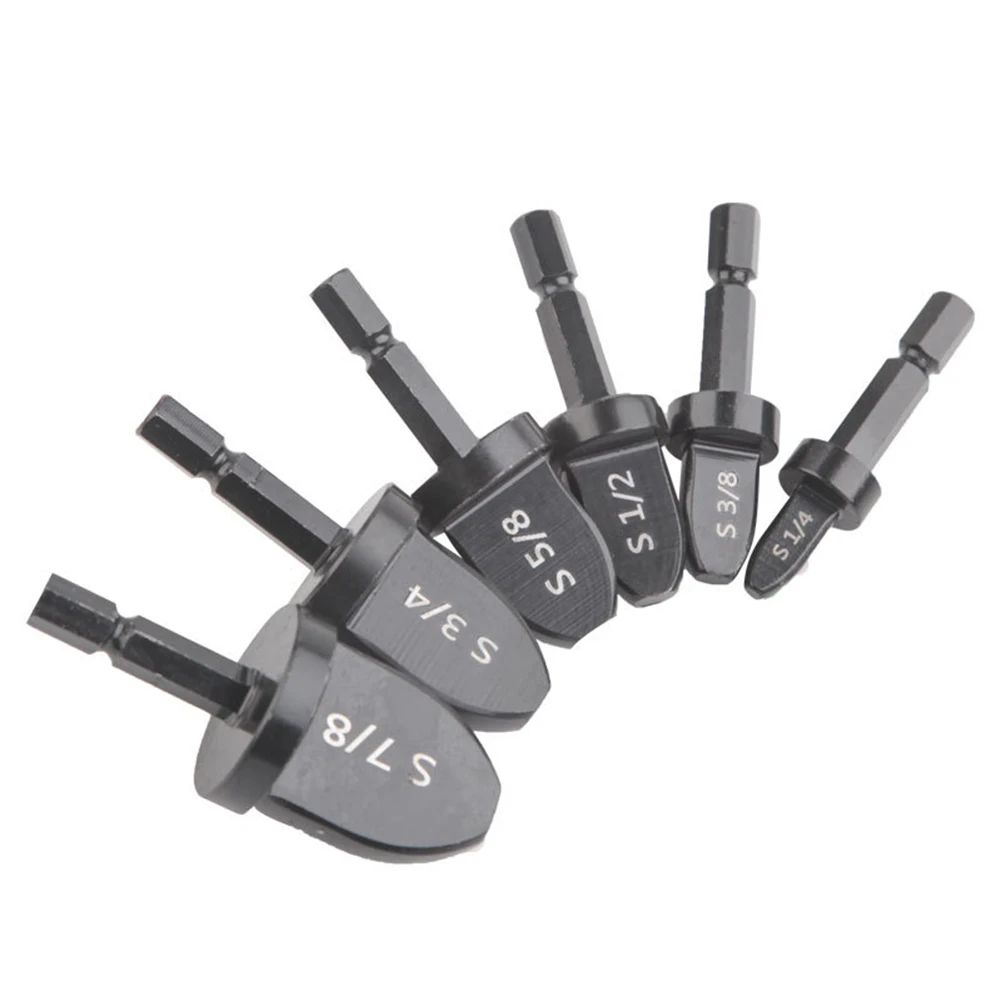 Сверла для медной трубы 6 шт. развальцовка шестигранная ручка стандартный набор