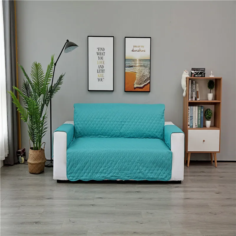 Секционный диван чехол для дивана коврик питомца собаки дети бирюзовая откидная