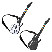wireless controller with adjustable strap for wii guitar hero rock band 2 3 games remote gamepad joystick console