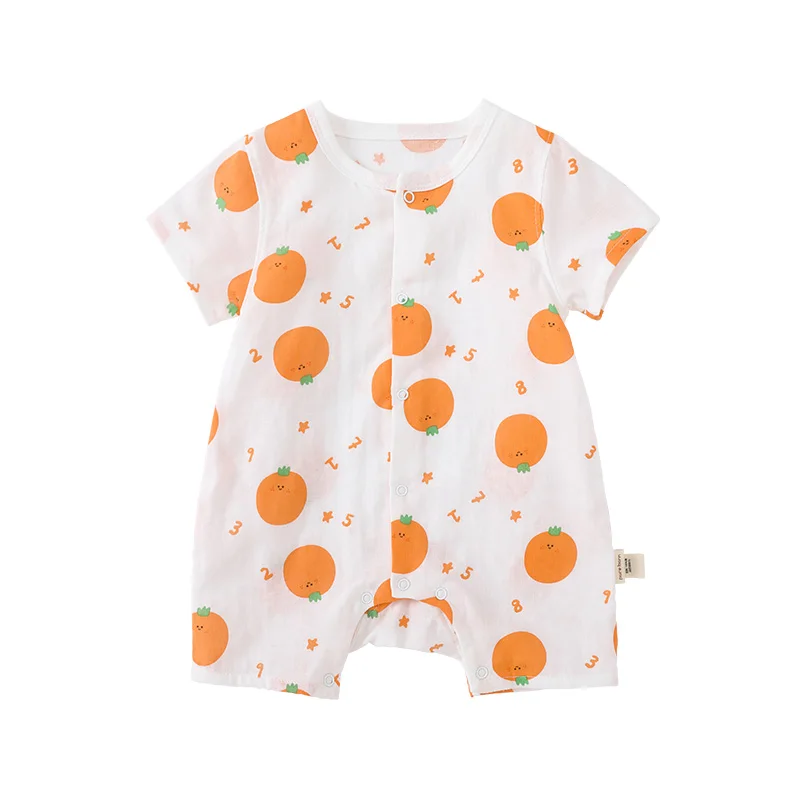 Pureborn унисекс детский комбинезон дышащий хлопковый Летний для младенцев