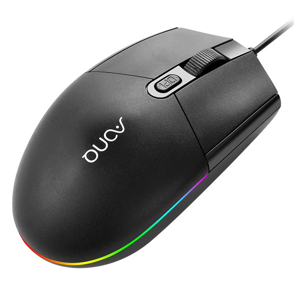 Мышь компьютерная игровая Проводная с RGB-подсветкой и DPI | Компьютеры офис