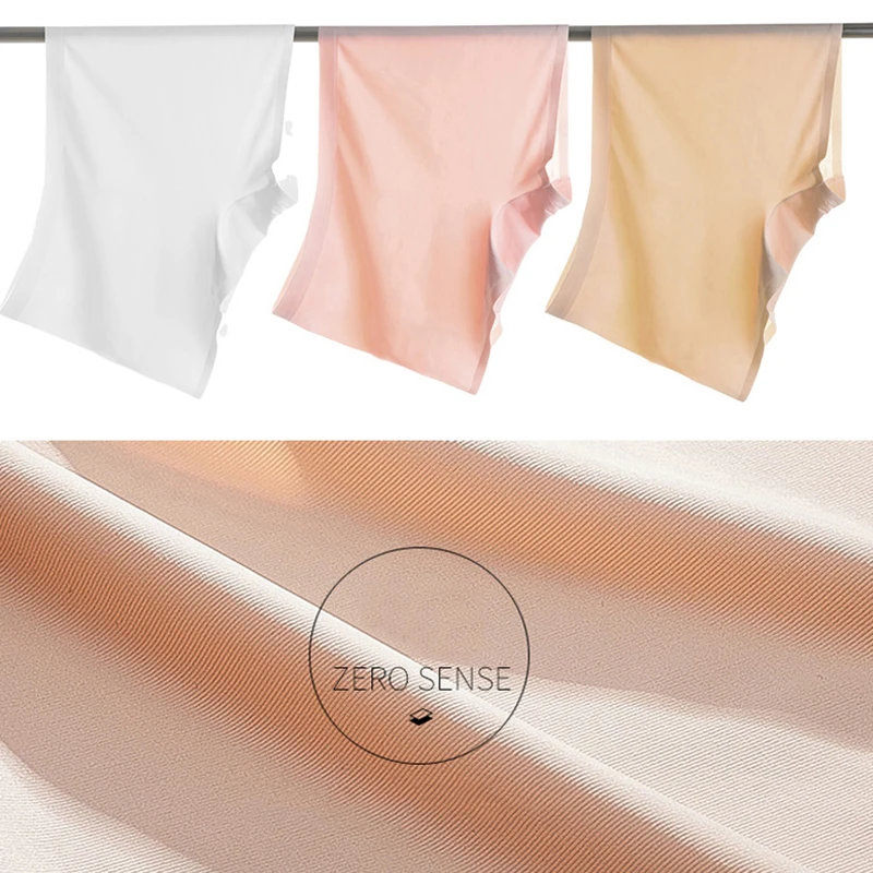 

Safety Pants Seamless Sexy Panties Intimates Ice Silk Fashion Soft Seamless Breathable Women Briefs Female Knickers Boxers
