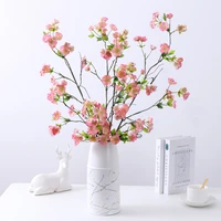 new style 105cm artificial flower pastoral style large single plum blossom home restaurant bedroom decoration flower arrangement