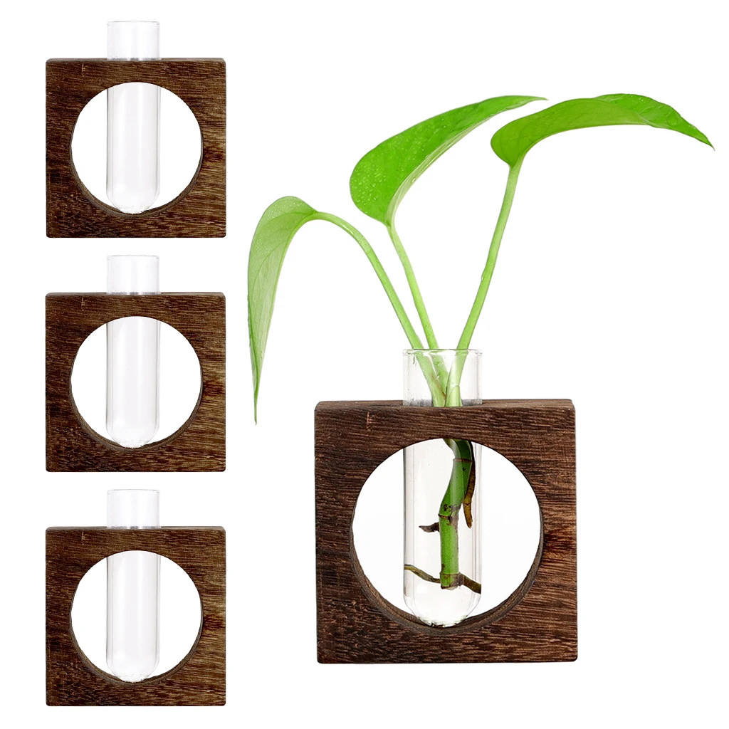 3х пробирка стеклянная ваза Гидропонные Горшки для растений цветочные горшки