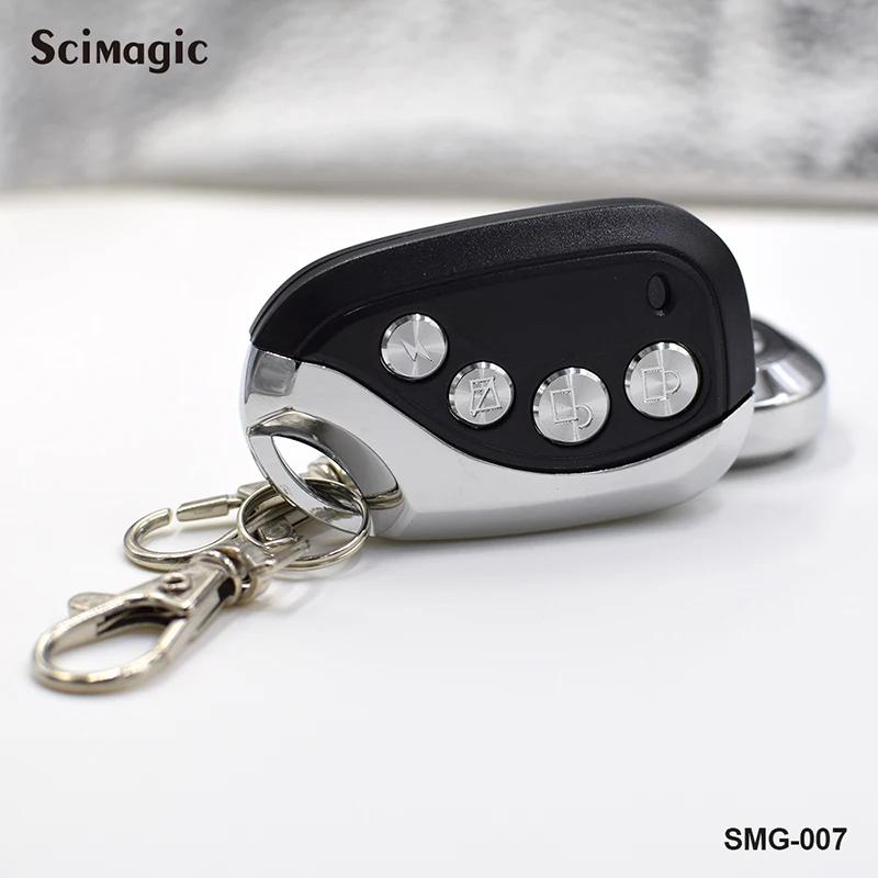 

Fixed Code 433MHz Clone Remote Control Key for Gate Garage Door 4 Buttons Electric Cloning Cloner Duplicator 433.92 Transmitter