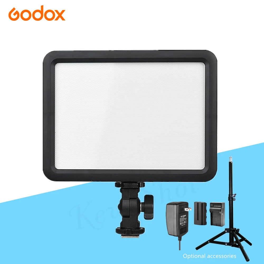 

Godox LEDP120C 3300K~5600K Brightness Adjustable Ultra Slim Studio Video Light LED Photography Lamp For Makeup vlog TikTok INS