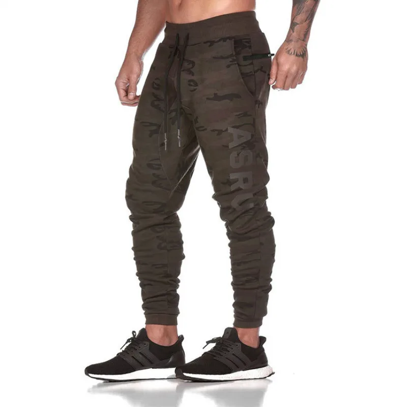 2020 камуфляж Для мужчин s повседневные брюки для пробежек Фитнес спортивная