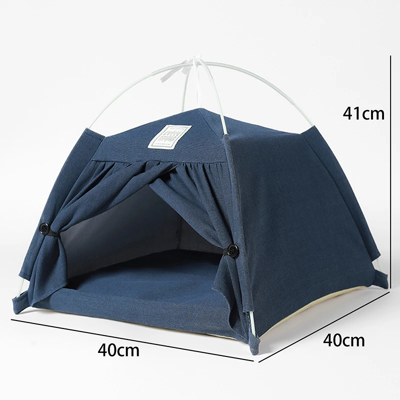 

Foldable Pet Dog Tent House Breathable Puppy Cat Bed House Portable Outdoor Indoor Mesh Kennel For Small Dog Cat