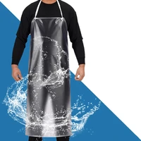 new apron kitchen work apron long waterproof oil proof transparent garden apron cleaning apron for adults kitchen housework male