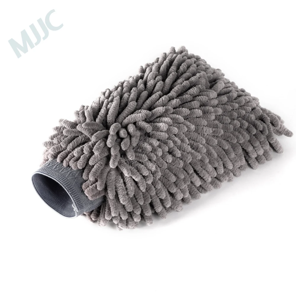 

MJJC Soft Car Cleaning Glove Practical Super Microfiber Gloves Valeting Mitt Chenille Car Body Window Cleaning Wash Glove