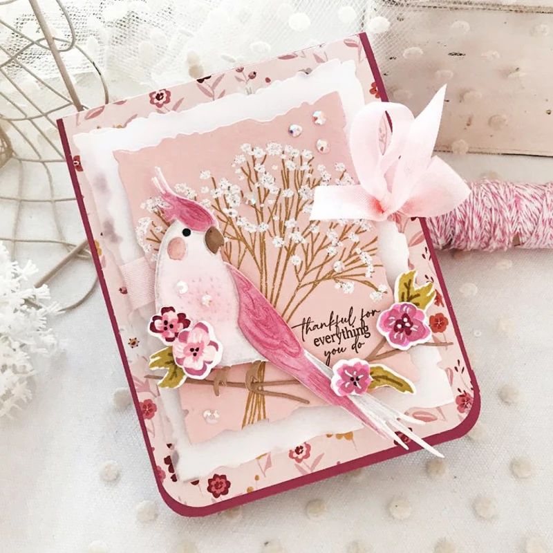 

Panalisacraft Cute bird Metal Cutting Dies for DIY Scrapbooking/Card Making/Kids Fun Decoration Supplies