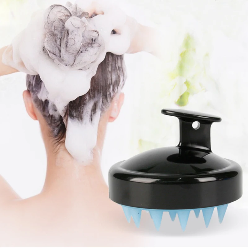 

1PCS Washing Hair Massager Combs Round Plastic Shampoo Scalp Shower Body Beard Shampoo Brush Hair Styling Tools body brush