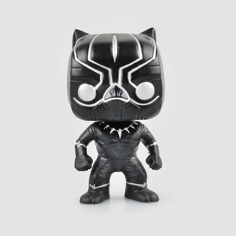 Фигурки героев Marvel 4 шт. детские игрушки зимний солдат Черная пантера черная