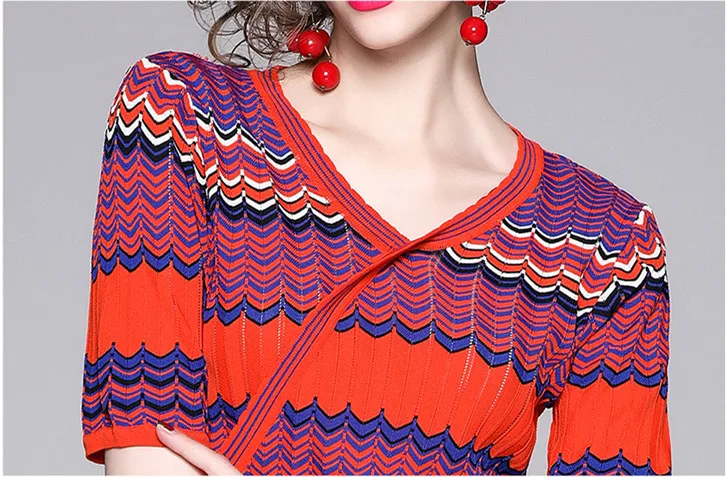 2019 осенний вязаный комплект из 2 предметов женский сексуальный v-образный вырез