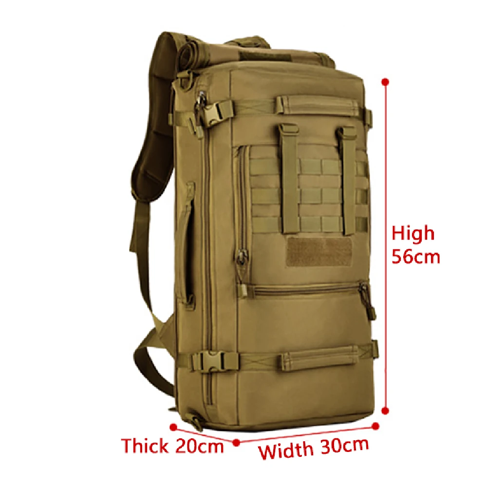 50л рюкзак Спортивная Сумка Для спортзала дорожная сумка багажная Мужская