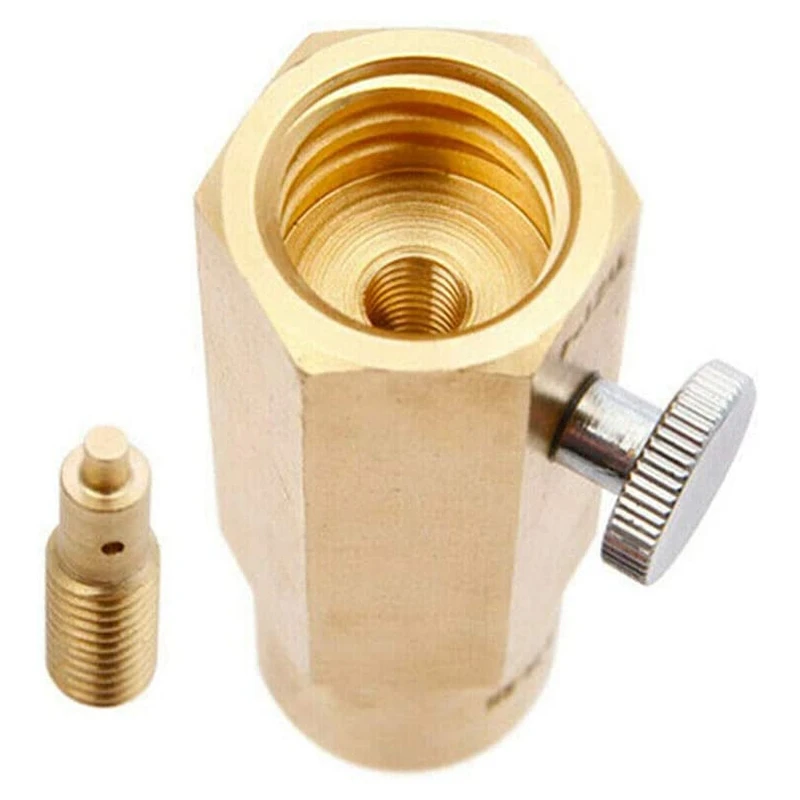 

CO2 Refill Adapter Soda Bottle Cylinder Connector Kit Soda Water Accessories CGA320 Thread Set for Filling Tank