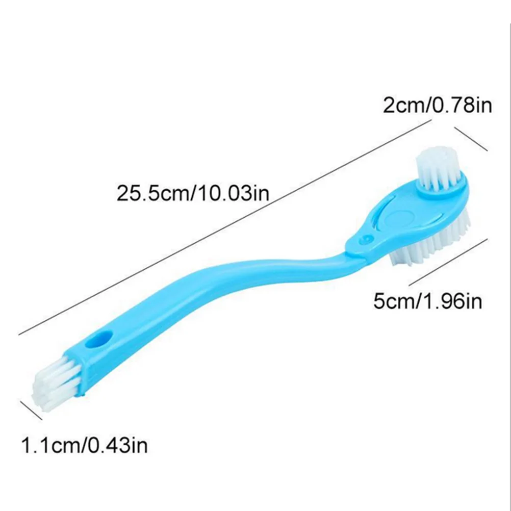 Щетка для обуви с двойной головкой длинной ручкой уборки дома мытья кроссовок
