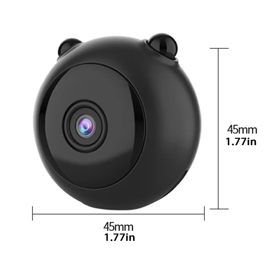 

Panda Shape 1080P Mini Camera Wifi IP Night Vision Security Micro Camera Home Smart Motion Detection Video Camcorder
