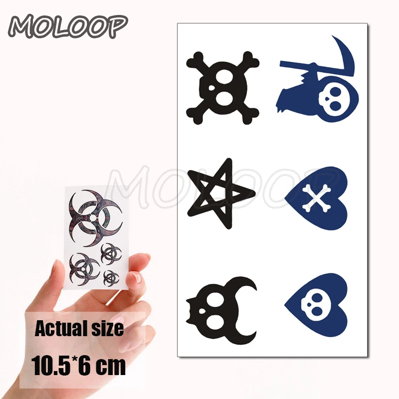 Татуировка переводная водостойкая временная для мужчин и женщин 10 5 х6 см |