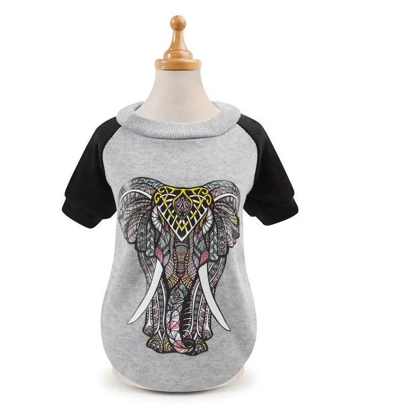 Grey Elephant Французские franse одежда для бульдога Чихуахуа щенок Пальто Толстовка для york Мальты, толстовка с капюшоном для собаки, бульдог спасательный жилет - Цвет: Grey Elephant