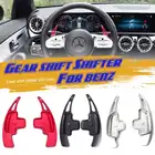 Весло на рулевое колесо для Mercedes-Benz A B C E GLE Class W176 W205 W246 C117 W218, переключатели передач, автомобильные наклейки