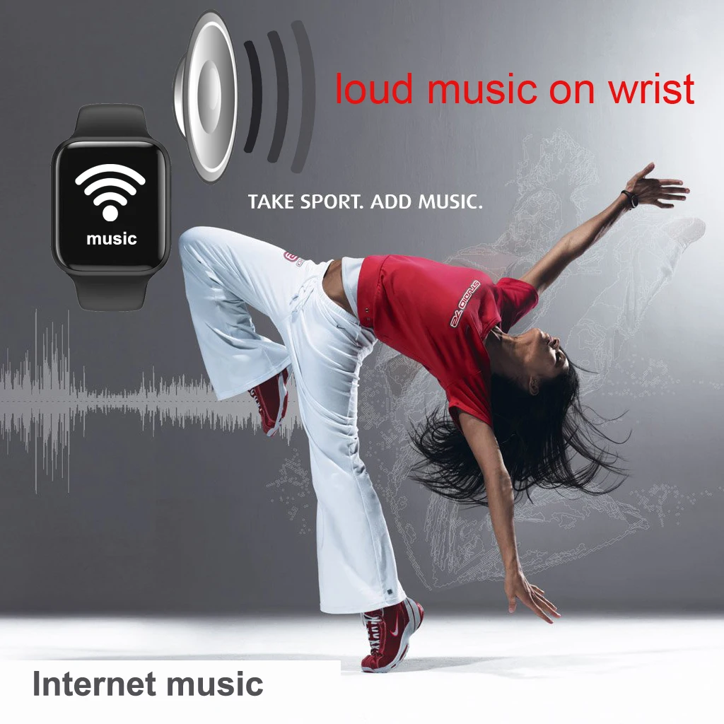 Спортивные Смарт-часы Smochm True Iwo с GPS-трекером WIFI mp3-плеером подключением к