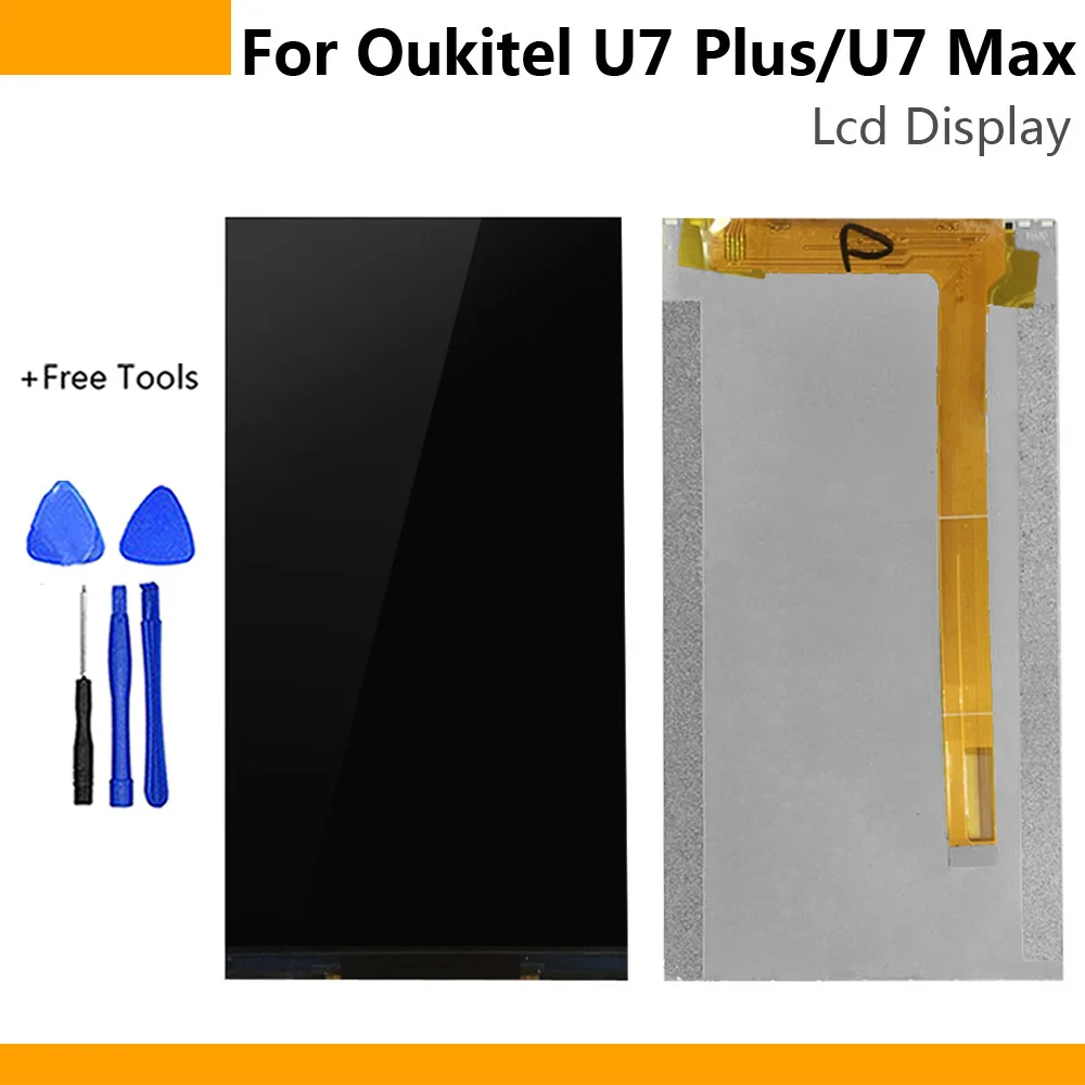 Черный/белый для Oukitel U7 Plus/U7 Max ЖК-дисплей + сенсорный экран дигитайзер подходит