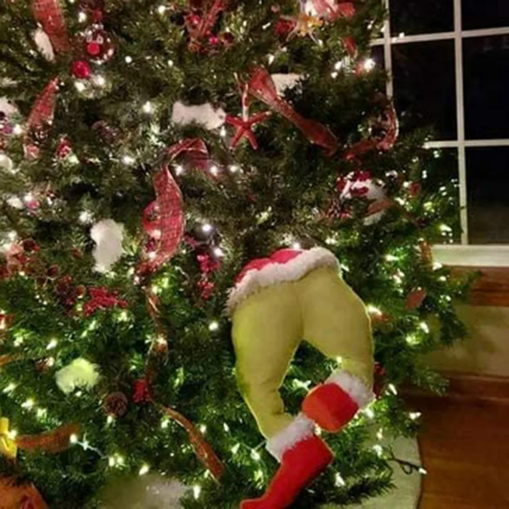 

How The Christmas Thief Stole Christmas Burlap Wreath In Stock Christmas Burlap Wreath Christmas Garland Decorations