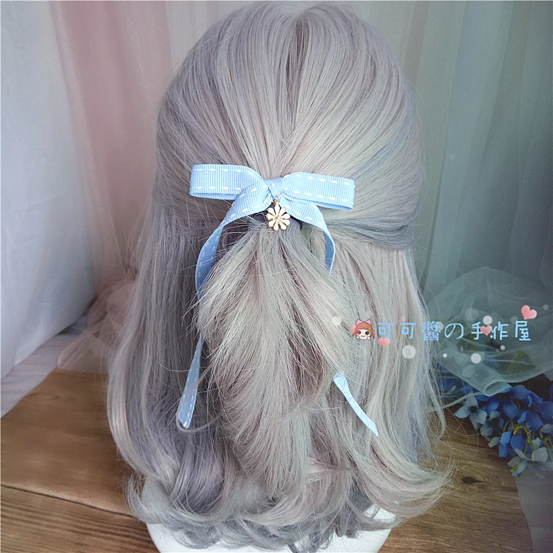 Аксессуары для волос повязка на голову конского хвоста заколка с бантом из