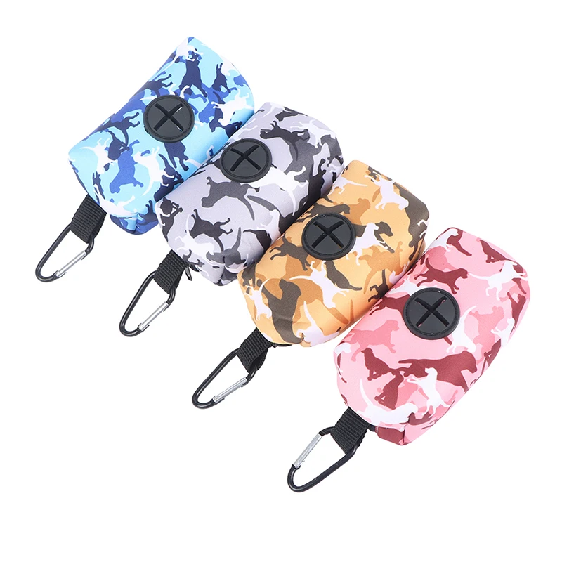 

Portable Dog Poop Biodegradable Bag Dispenser Pouch Pet Puppy Cat Pick Up Poop Bag Holder Pets Supplies Garbage Bags