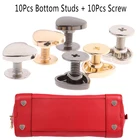 10 компл.лот защита от износа машина для заделки дна штифты, заклепки для сумки средства ухода за кожей стоп винт DIY кнопки винт для сумки аппаратные средства Аксессуары для ремней