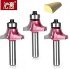 Концевые фрезы HUHAO, твердосплавные насадки с круглым хвостовиком 8 мм, для работ по дереву, 1 шт.