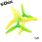 4 пары 8 шт. HQ Prop Ethix S4 5X3.1X3 5031 5-дюймовый 3-лопастной Пропеллер CW  CCW Для POPO RC FPV гоночного дрона запасные части 20% скидка