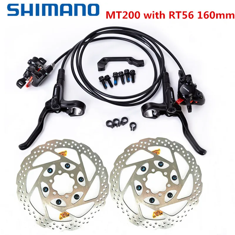 SHIMAN0 MT200 тормозной велосипед MTB гидравлический дисковый тормоз набор зажим горный