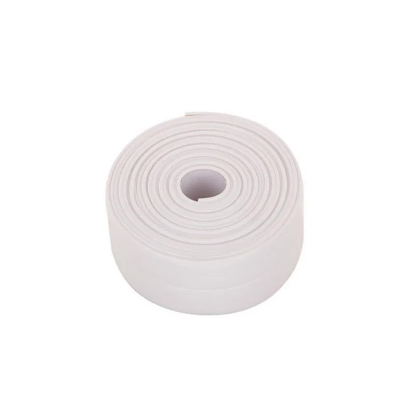 

New Sealing Strip Bathroom Shower Sink Bath Caulk Tape White PVC Self Adhesive Waterproof Wall Tape Bathroom Kitchen Door Gap