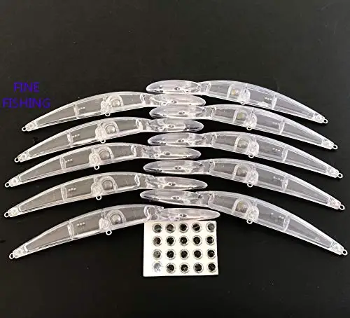 10 шт. Неокрашенная приманка для рыбалки тело 151 мм пустые приманки Бесплатная 8305