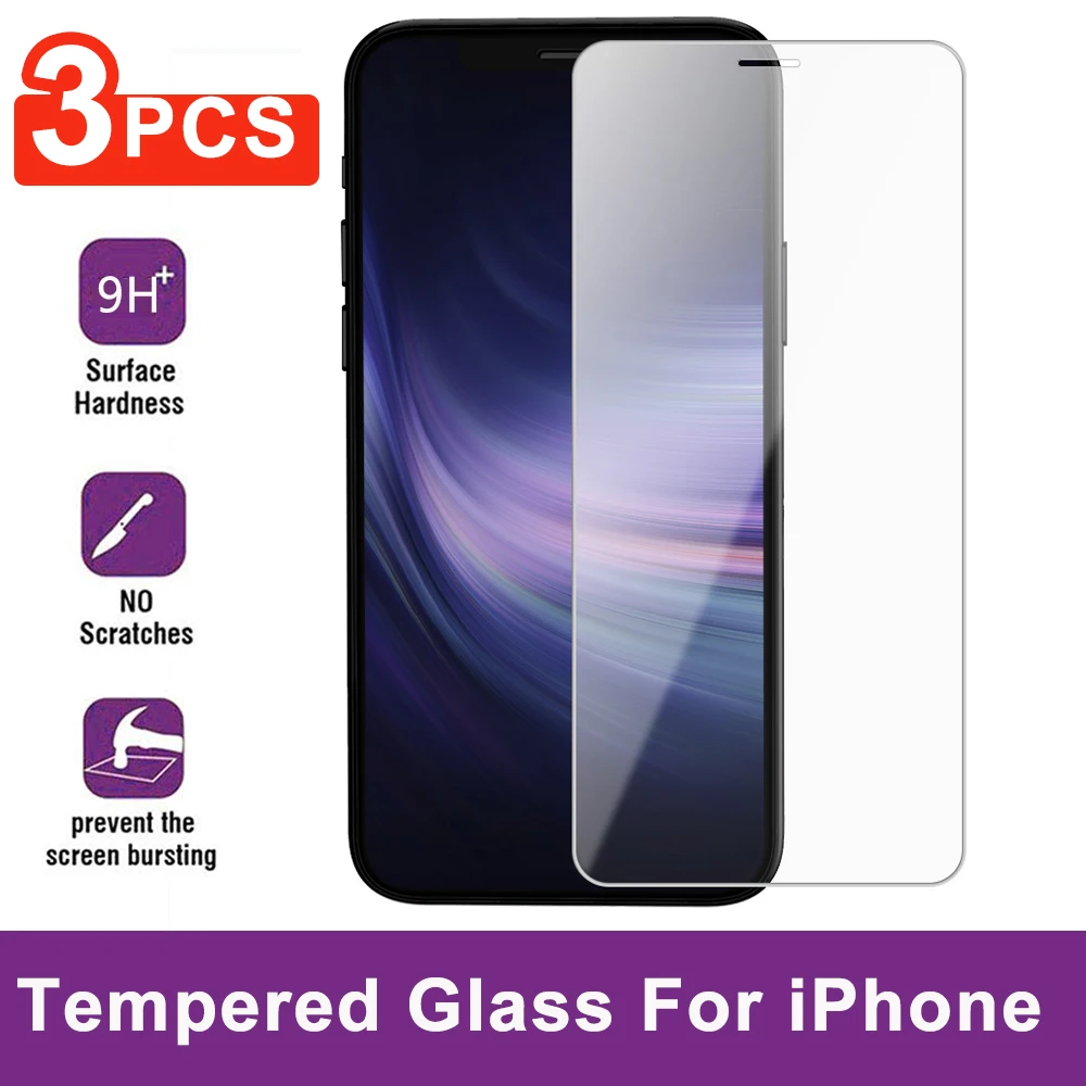 Защитное закаленное стекло для iphone 11 Pro max XR Защита экрана 4 4S 5 5S SE 5C 6 S 7 8 Plus X XS Max