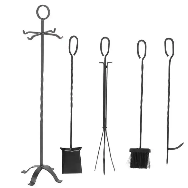 

Fireplace Tool Functional And Decorative Black More Stable Fireplace Poker Perfect Fire Tools for Wood‑burning Gas Fireplaces